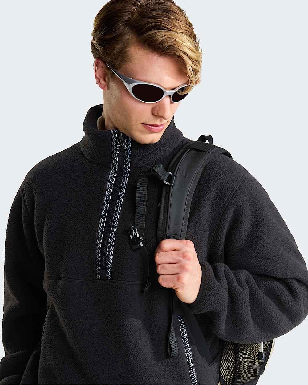 Mens TNF Fleeski 14 Zip Pullover Fleece TNF ALT7