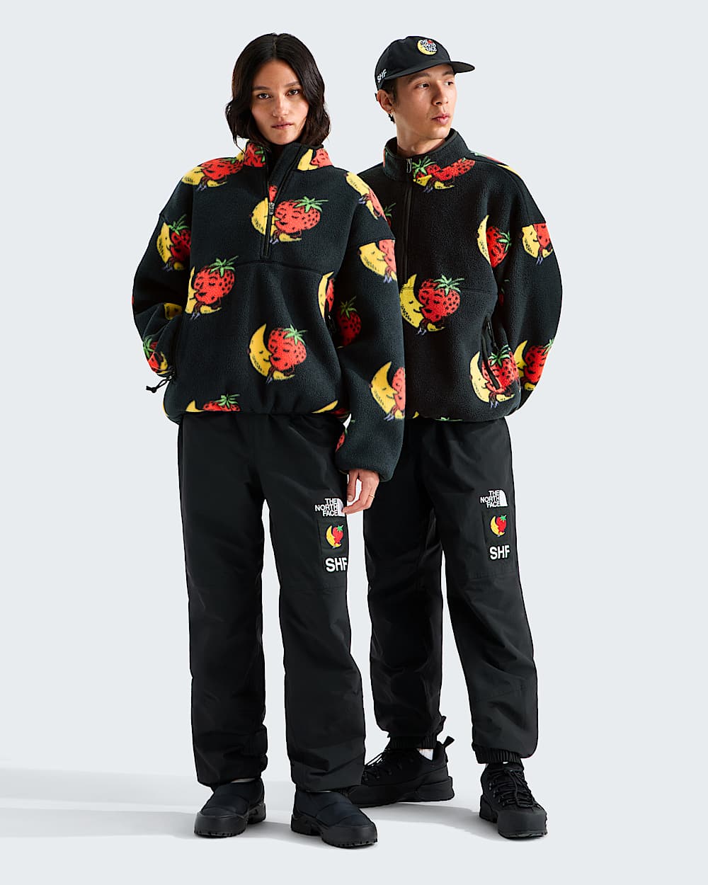 TNF X Sky High Farm Fleece mit 12Reiverschluss TNF HERO
