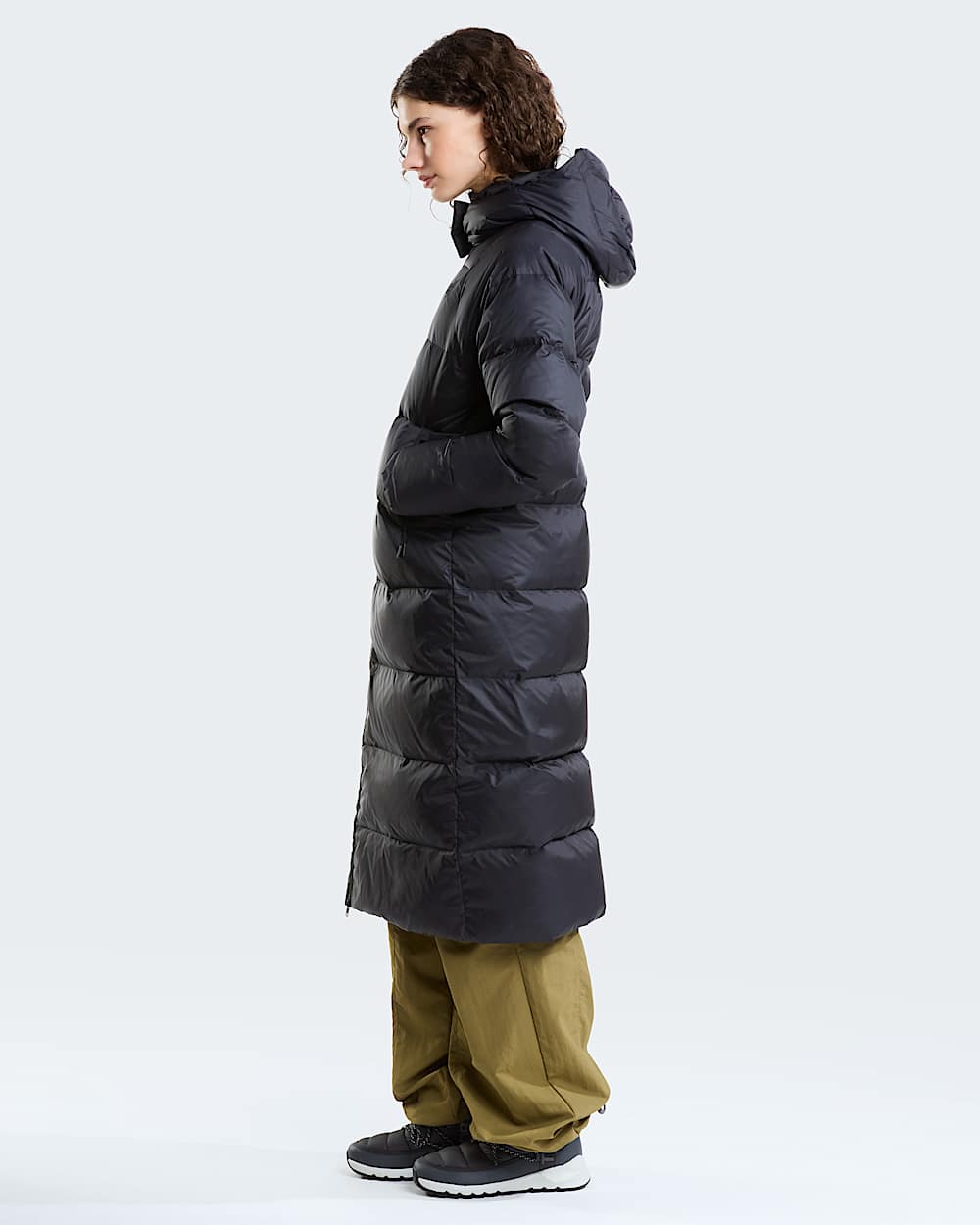 Womens Hydrenalite City Long Down Hooded Parka TNF ALT2