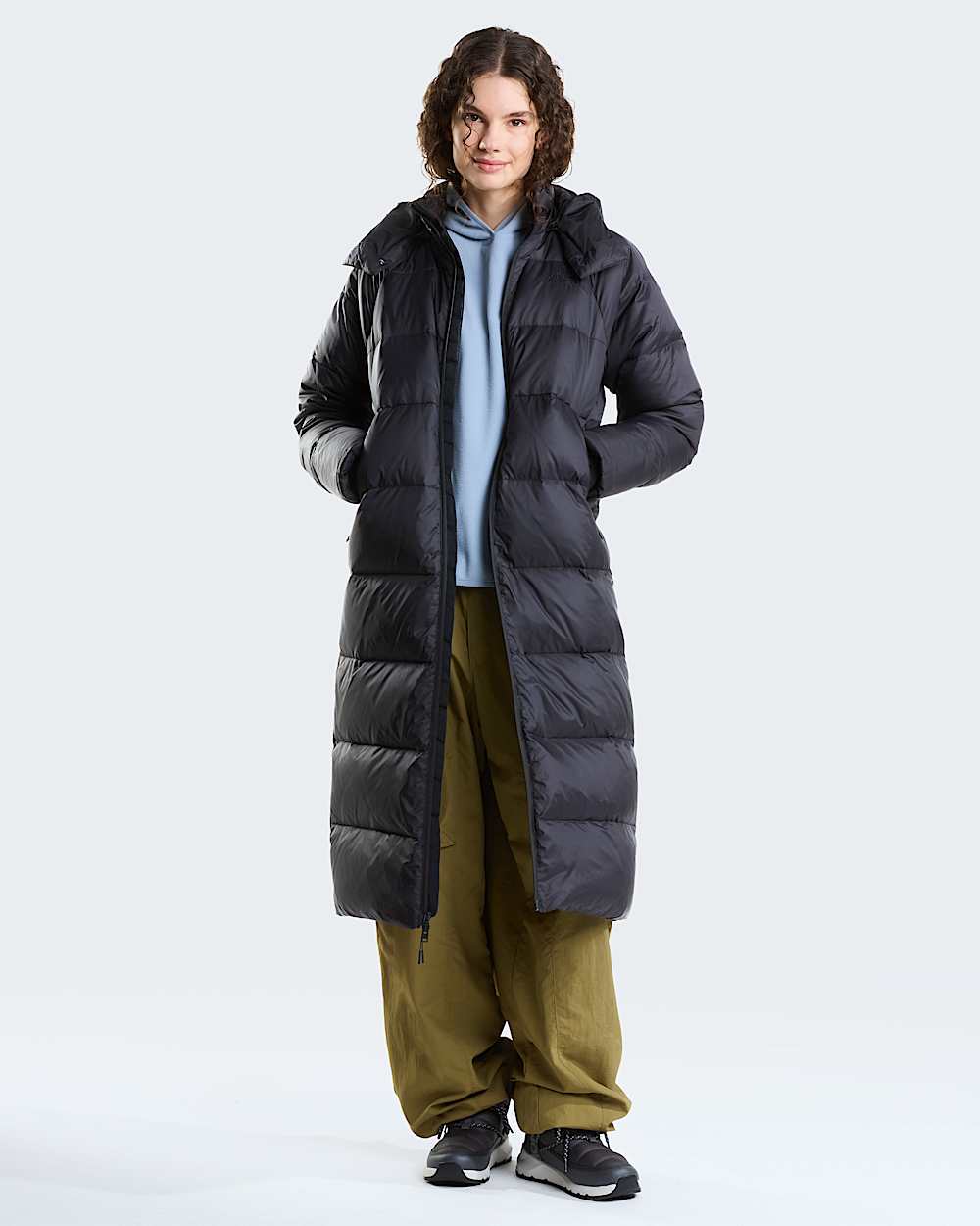 Womens Hydrenalite City Long Down Hooded Parka TNF ALT4