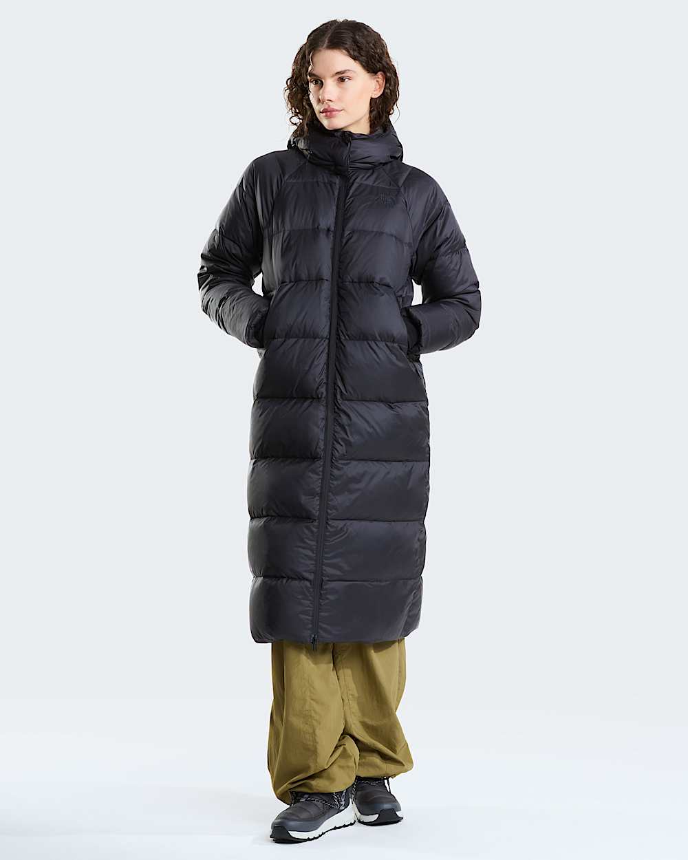 Womens Hydrenalite City Long Down Hooded Parka TNF HERO