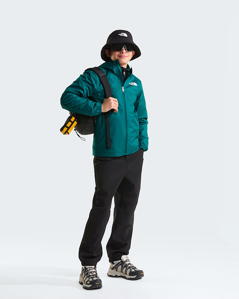 Zipline Regenjacke fr Jugendliche TNF Pacific Teal ALT1