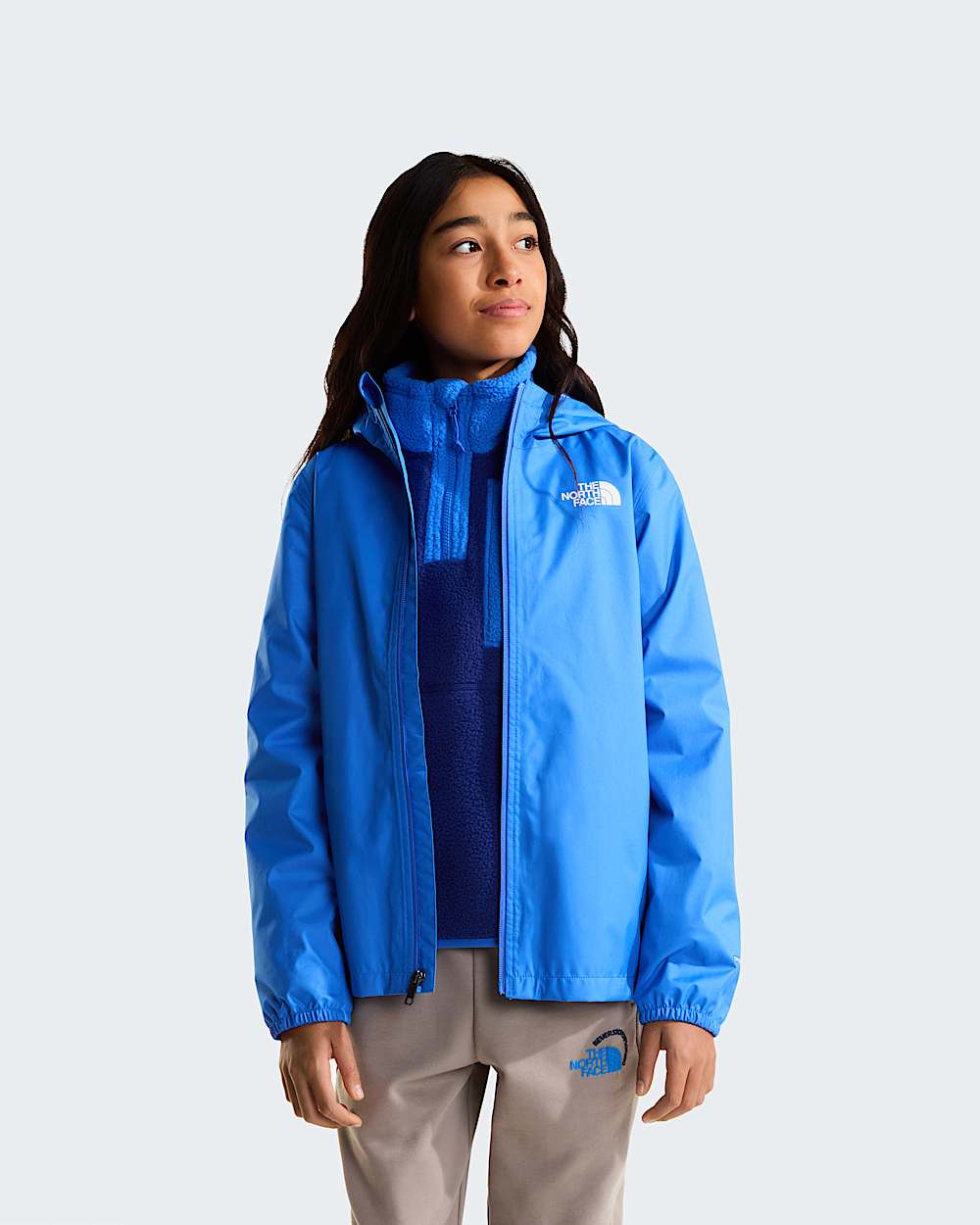 Chaqueta impermeable Zipline para jvenes TNF Active Blue ALT16