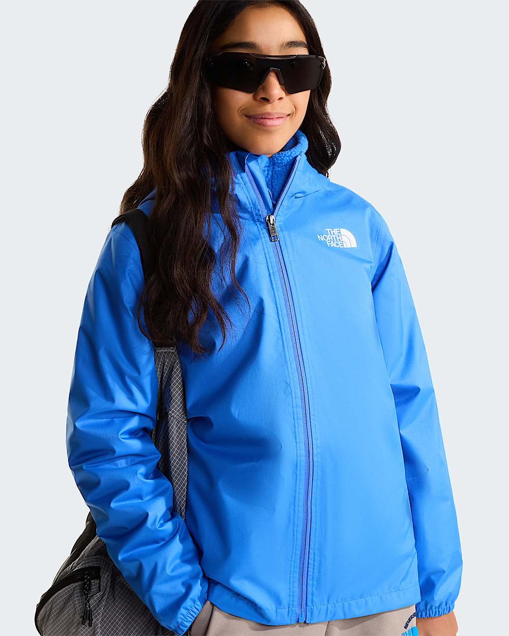 Chaqueta impermeable Zipline para jvenes TNF Active Blue ALT17