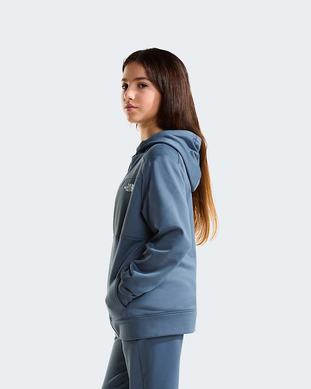Giacca in pile con cappuccio TNF Performance da ragazzi TNF ALT14