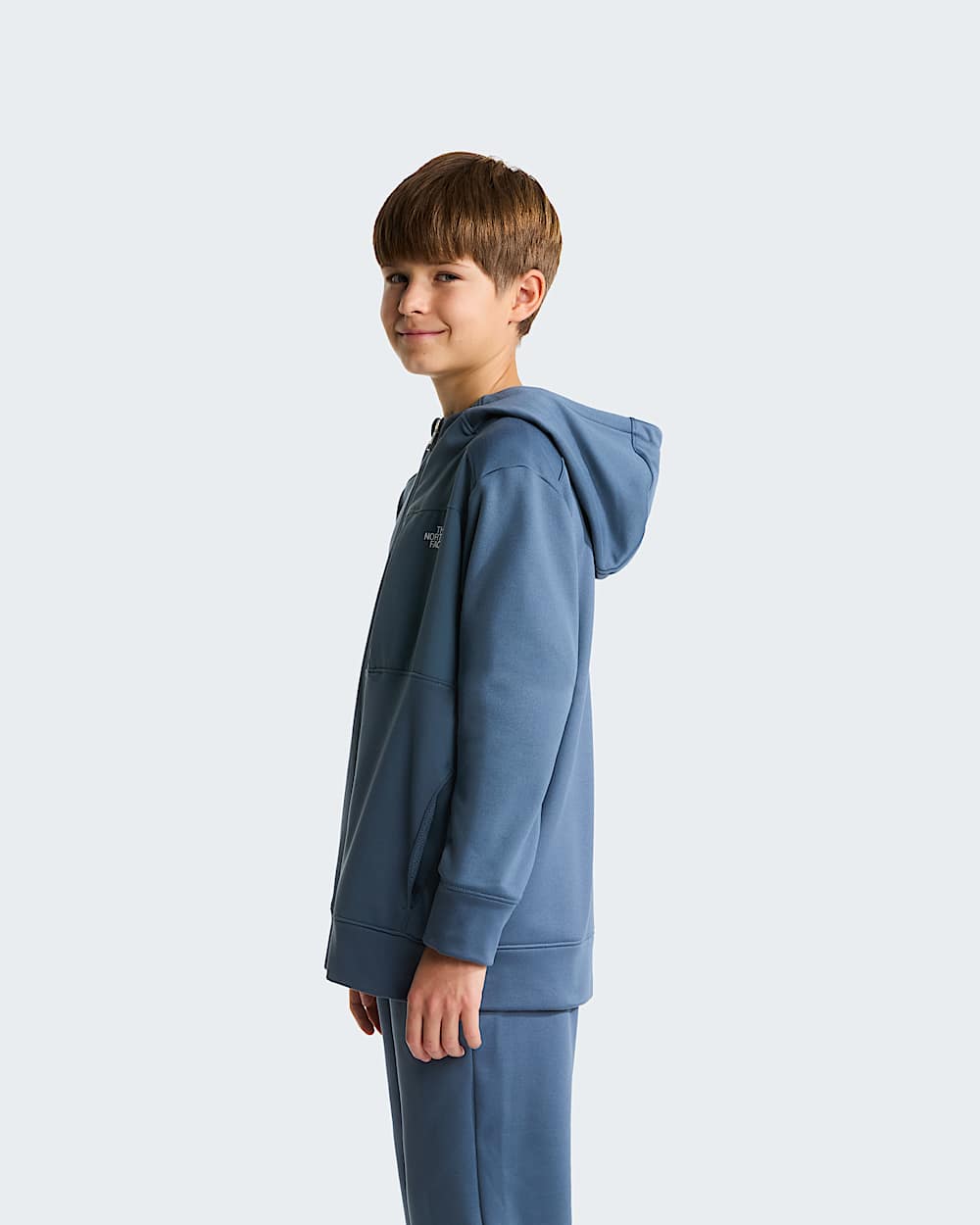 Giacca in pile con cappuccio TNF Performance da ragazzi TNF ALT2