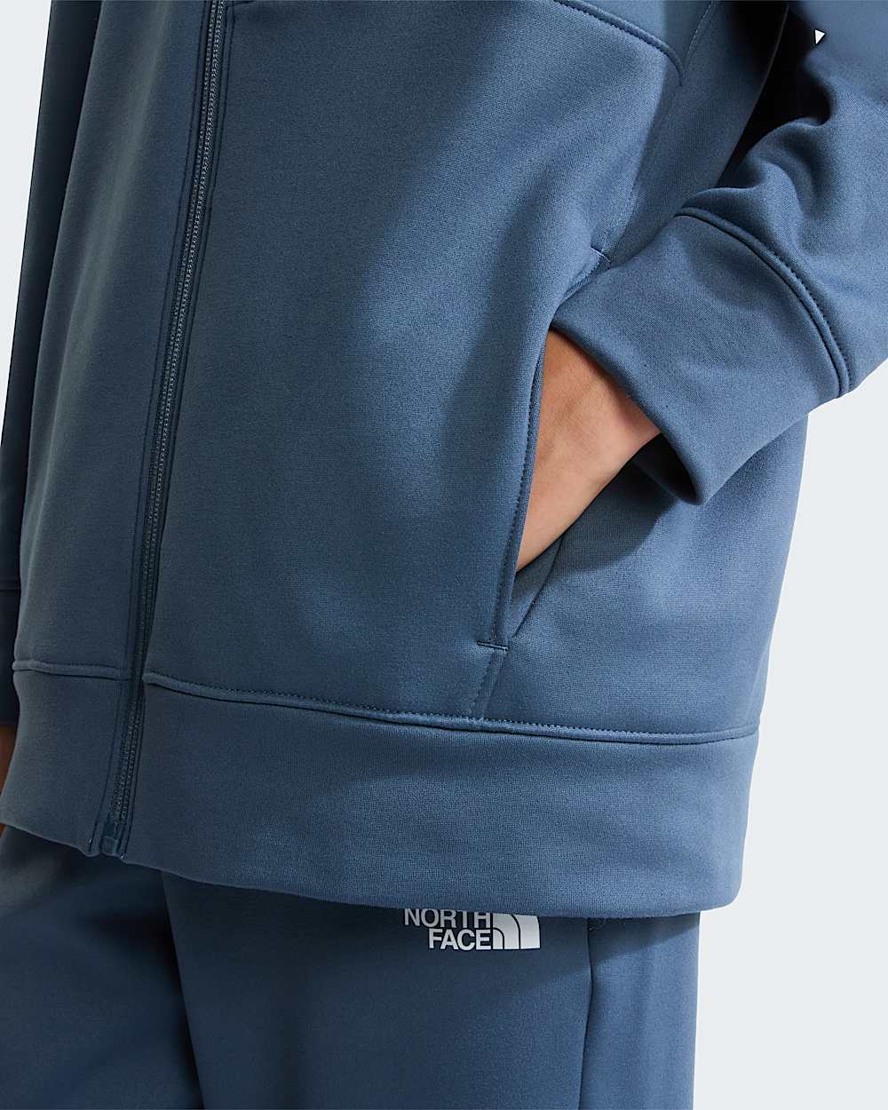 Giacca in pile con cappuccio TNF Performance da ragazzi TNF ALT6