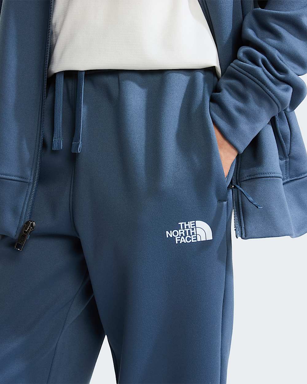 TNF Performance fleecejoggingbroek voor tieners TNF ALT4