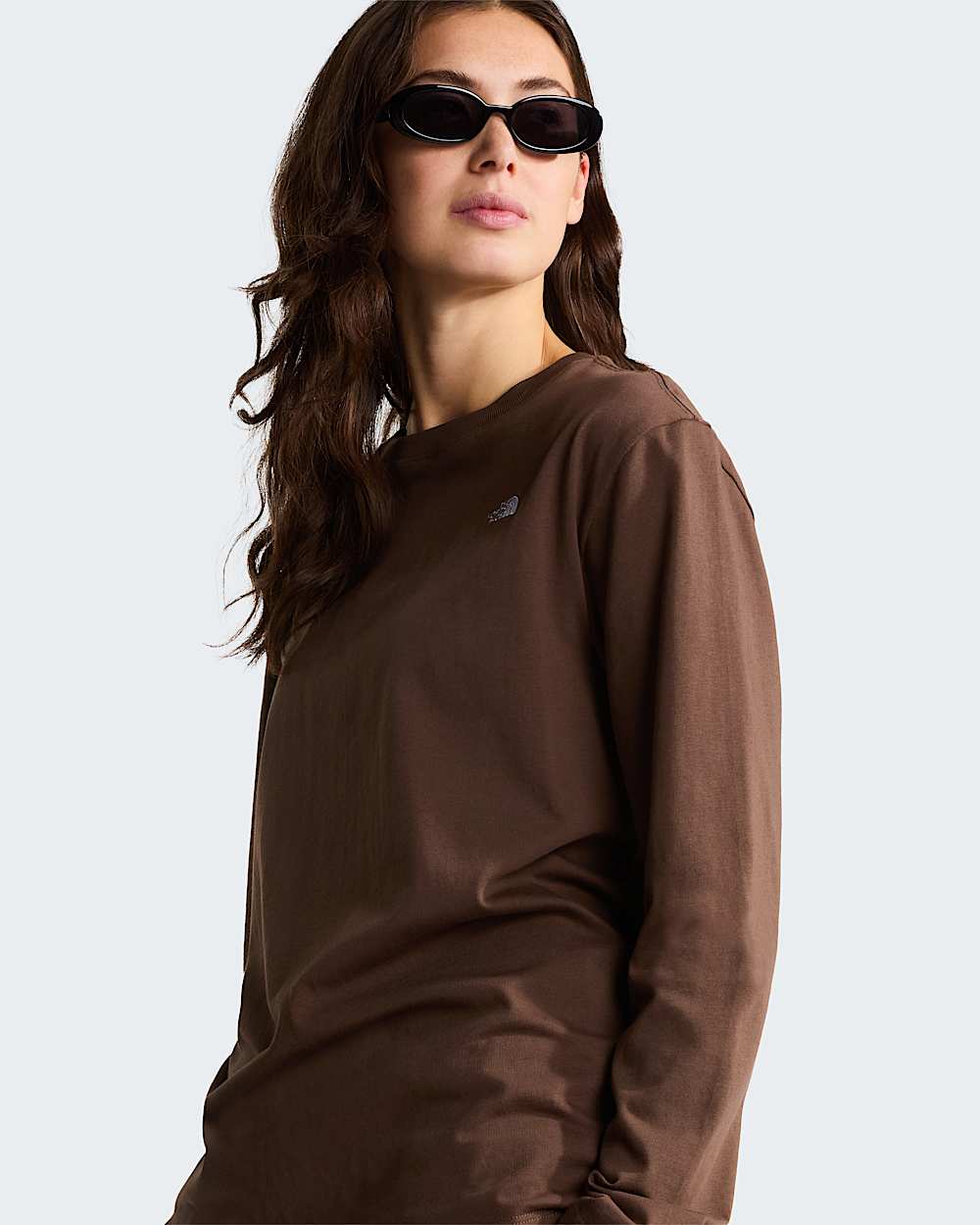 TNF Essential Simple Dome Relaxed Tshirt met lange mouwen TNF ALT5