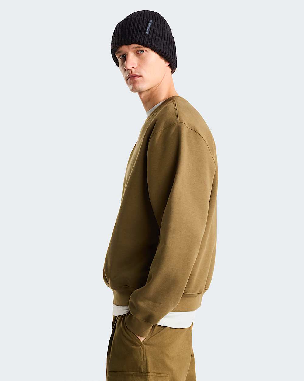 Mens TNF Essential Simple Dome Relaxed Sweatshirt TNF ALT2