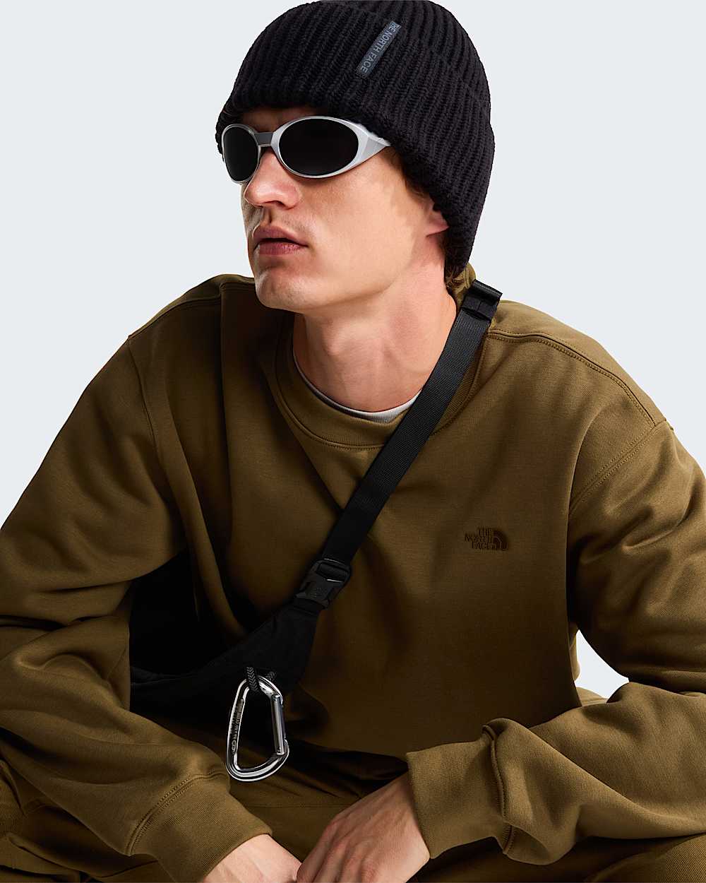 Mens TNF Essential Simple Dome Relaxed Sweatshirt TNF ALT5