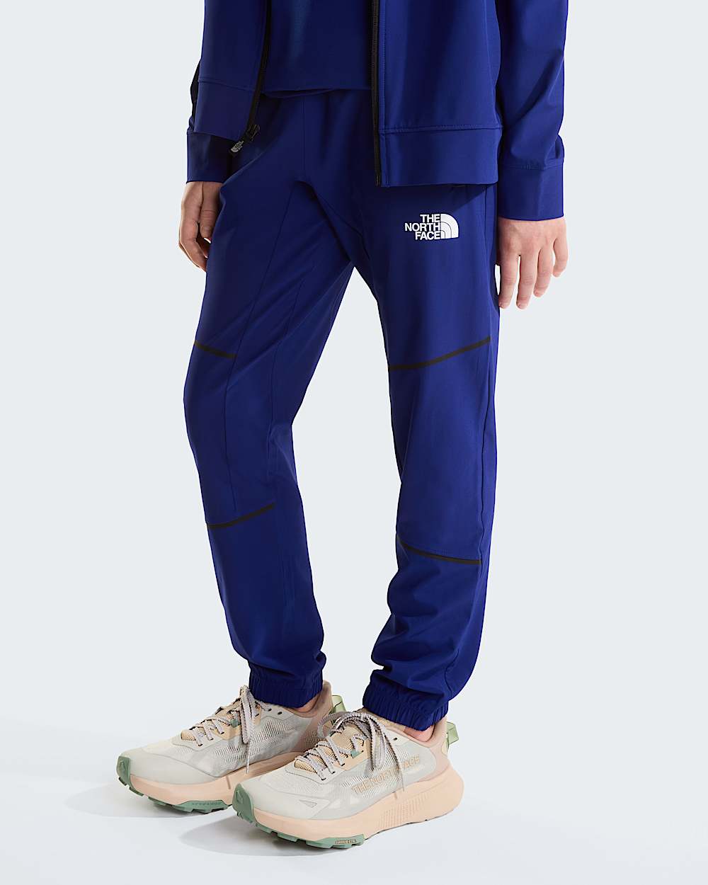 Geweven Mountain Athleticsbroek voor tieners TNF Bold Blue ALT12