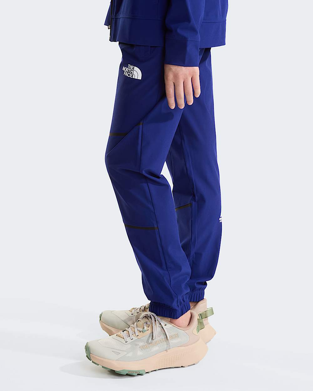 Geweven Mountain Athleticsbroek voor tieners TNF Bold Blue ALT14