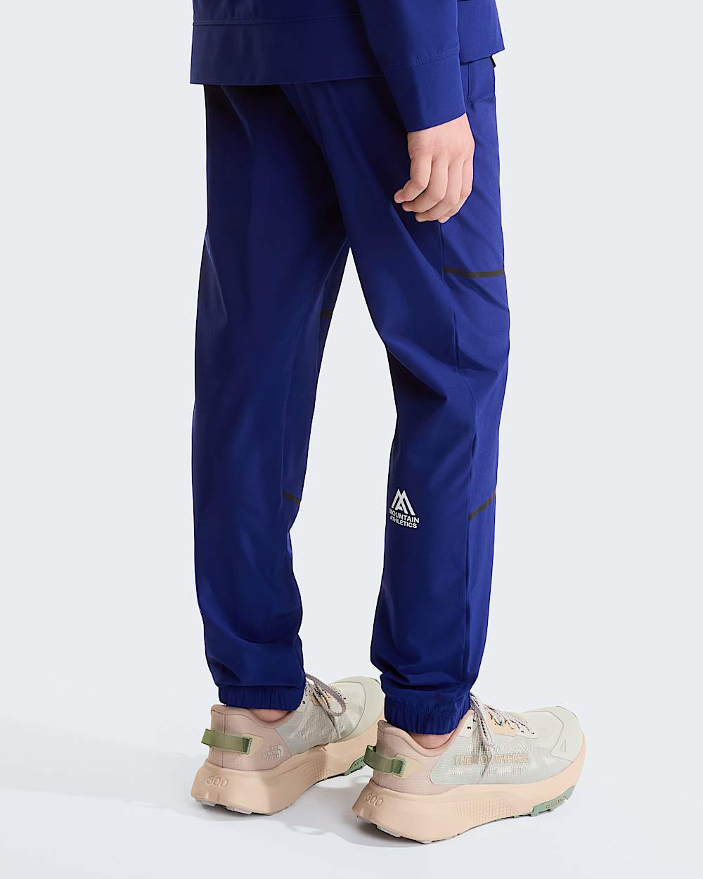 Geweven Mountain Athleticsbroek voor tieners TNF Bold Blue ALT15