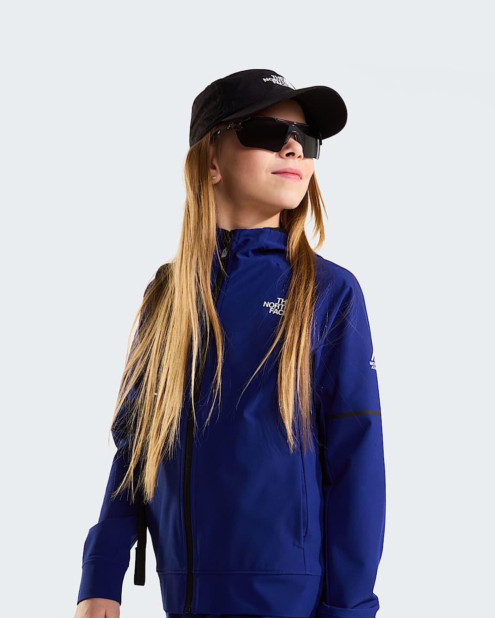 Geweven Mountain Athleticsbroek voor tieners TNF Bold Blue ALT16
