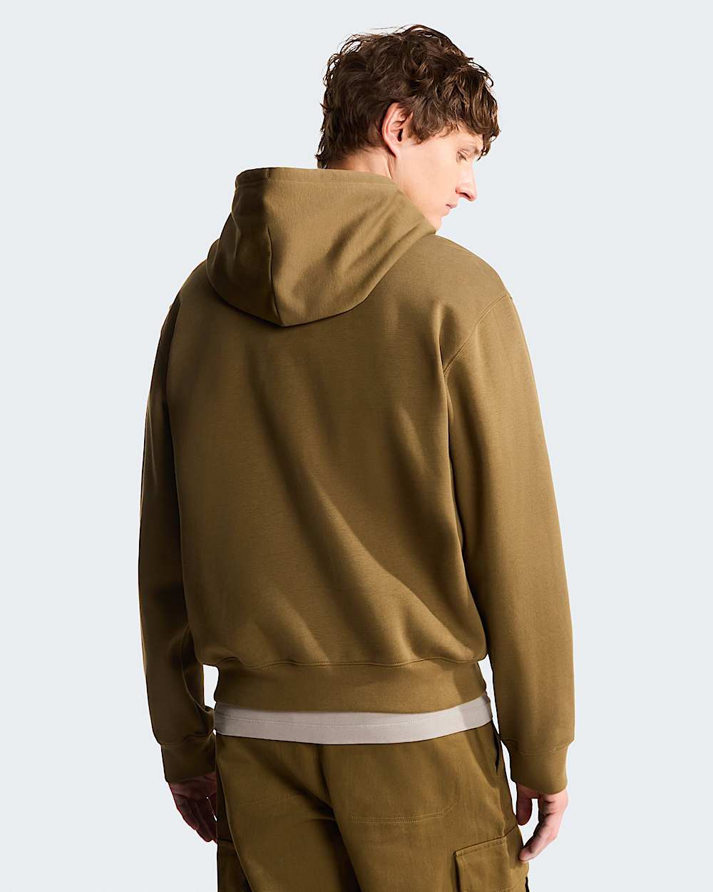 Mens TNF Essential Simple Dome Relaxed FullZip Hoodie TNF ALT3