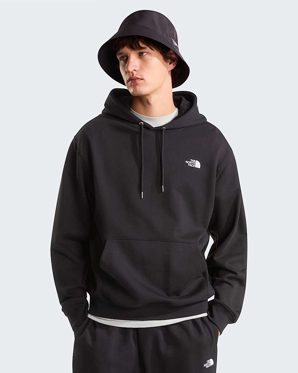 TNF™ Essential Terry Simple Dome Hoodie mit lockerer Passform für Herren