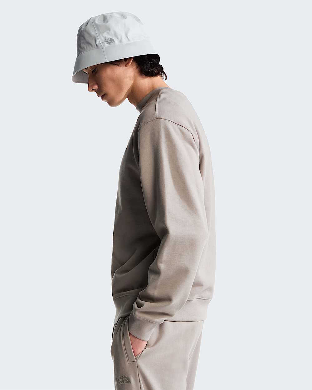 Sudadera holgada en tejido de rizo TNF Essential Simple Dome para hombre TNF ALT2