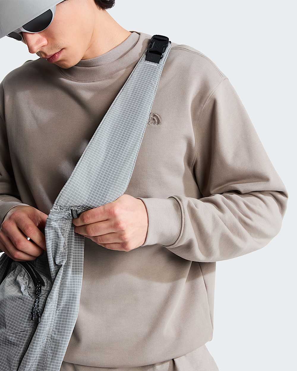 Sudadera holgada en tejido de rizo TNF Essential Simple Dome para hombre TNF ALT5