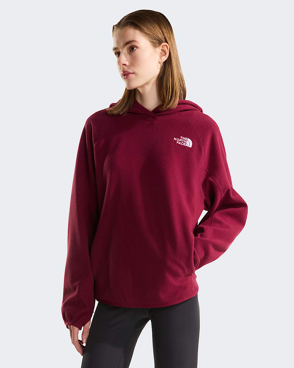 Forro polar con capucha Oxara para mujer