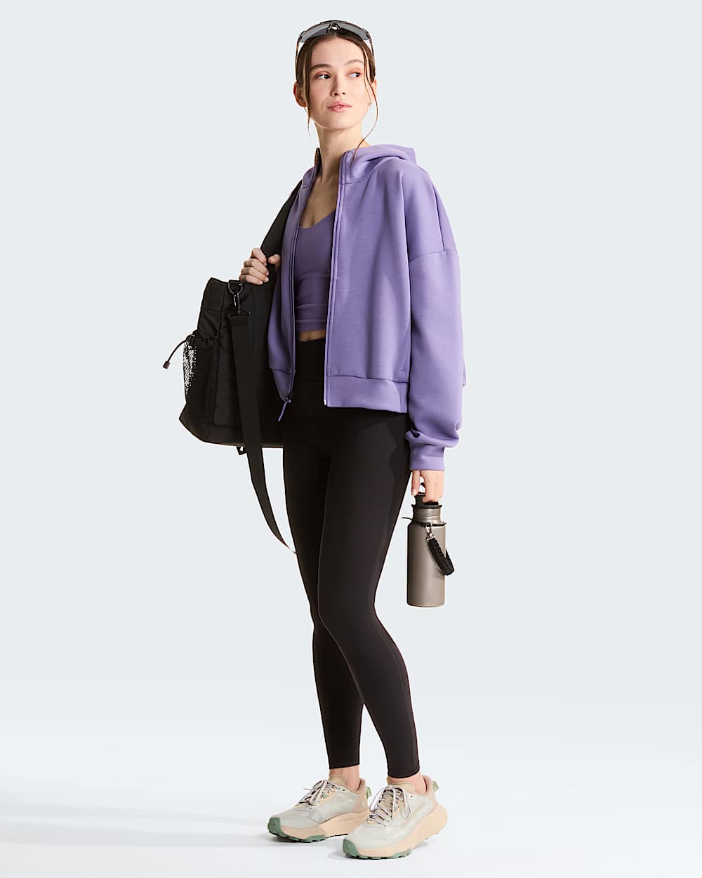 Womens Jaida Hoodie TNF Grounded Plum ALT1