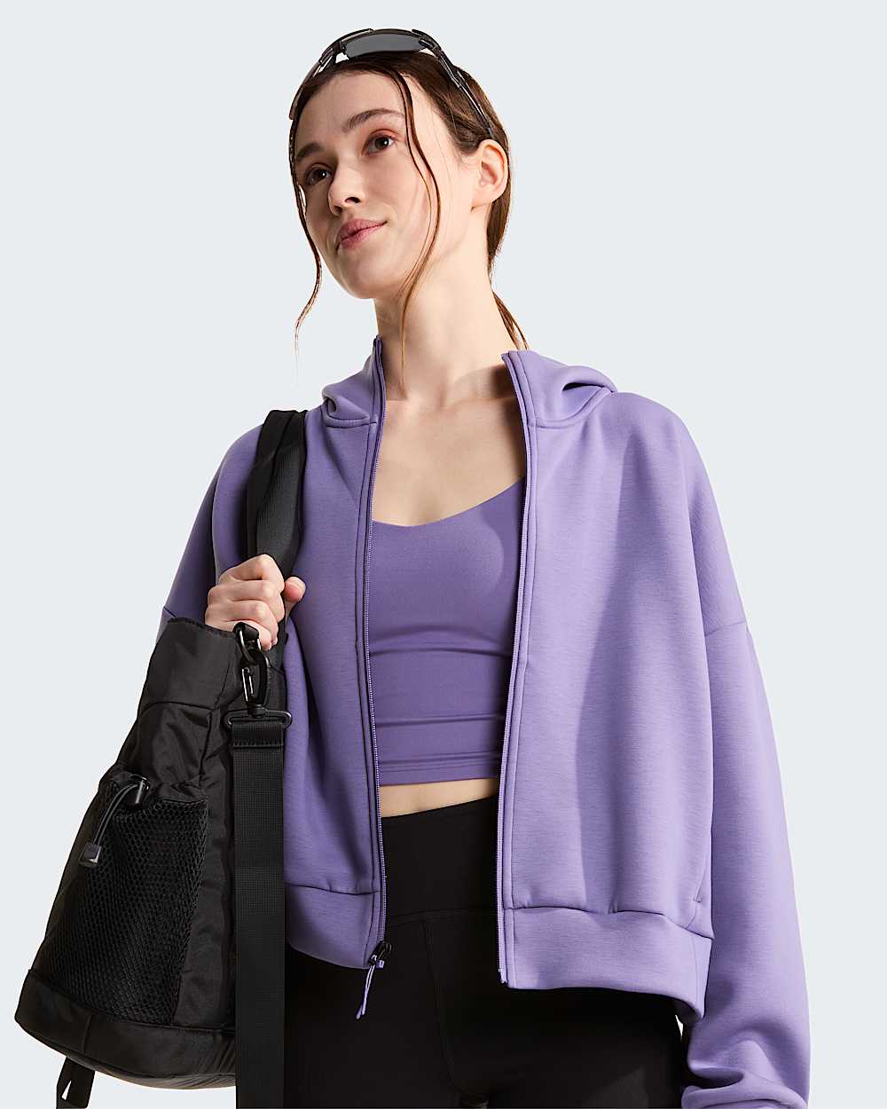 Womens Jaida Hoodie TNF Grounded Plum ALT8