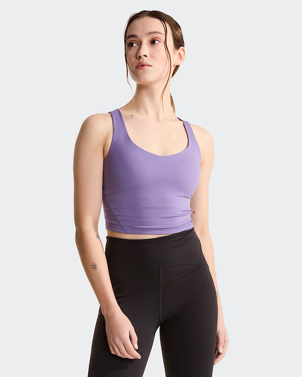 Reggiseno sportivo Jaida Longline da donna TNF Grounded Plum ALT1