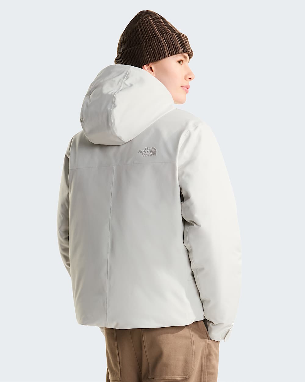 Womens TNF Range Down Hooded Jacket TNF ALT3