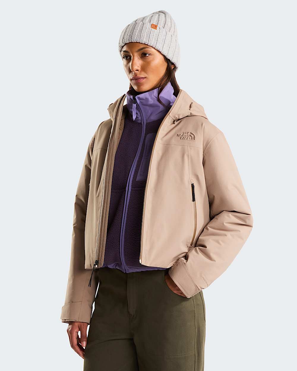 Womens TNF Range Lightweight Hooded Jacket TNF ALT4