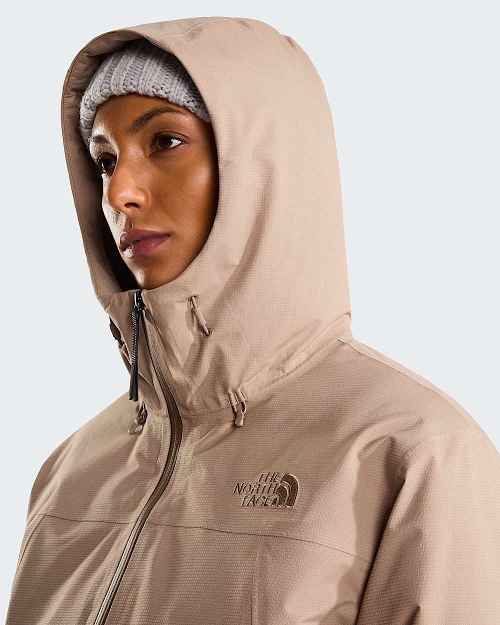 Womens TNF Range Lightweight Hooded Jacket TNF ALT5