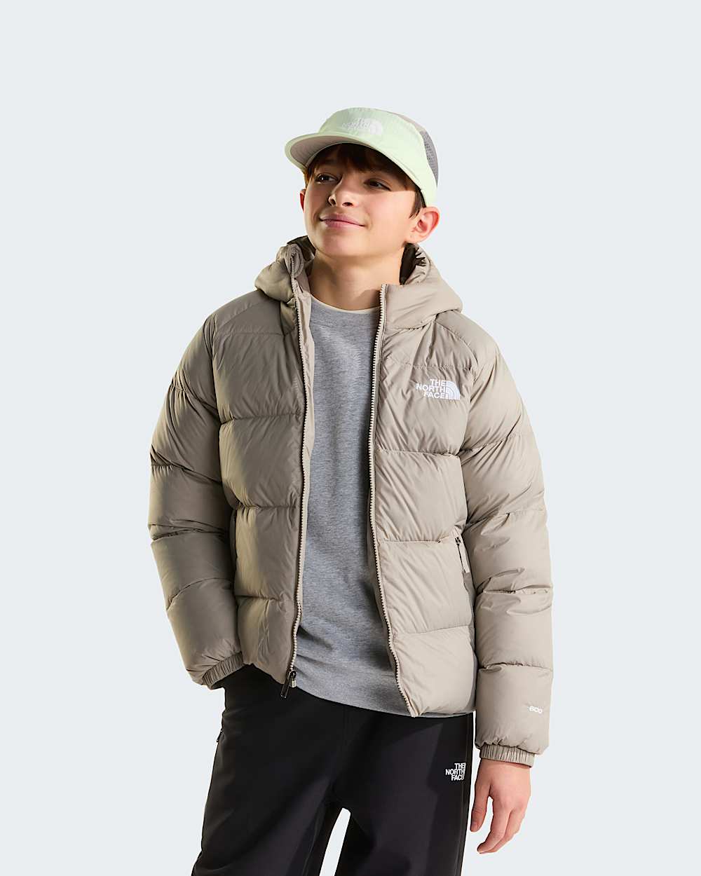 Chaqueta de plumn con capucha Hydrenalite para nio TNF alt4