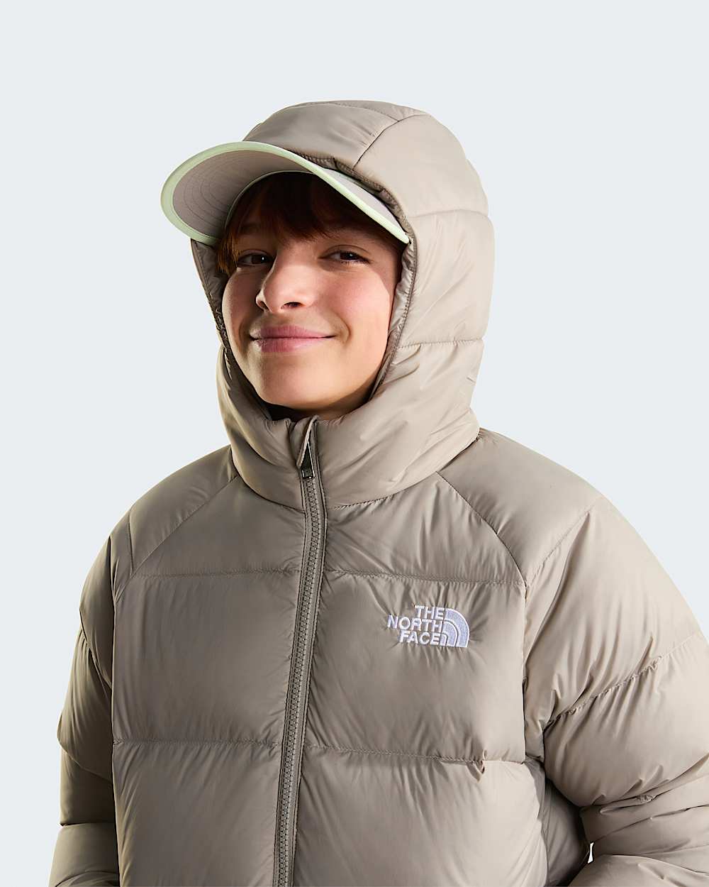 Chaqueta de plumn con capucha Hydrenalite para nio TNF alt5