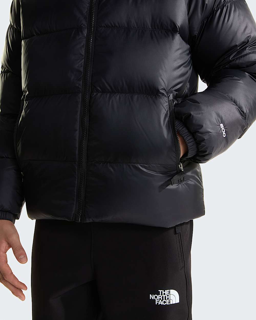 Boys Hydrenalite Down Hooded Jacket TNF ALT7