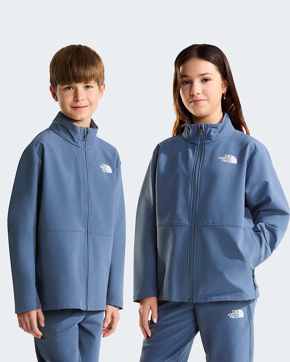 Perlino Softshell jas voor tieners TNF HERO