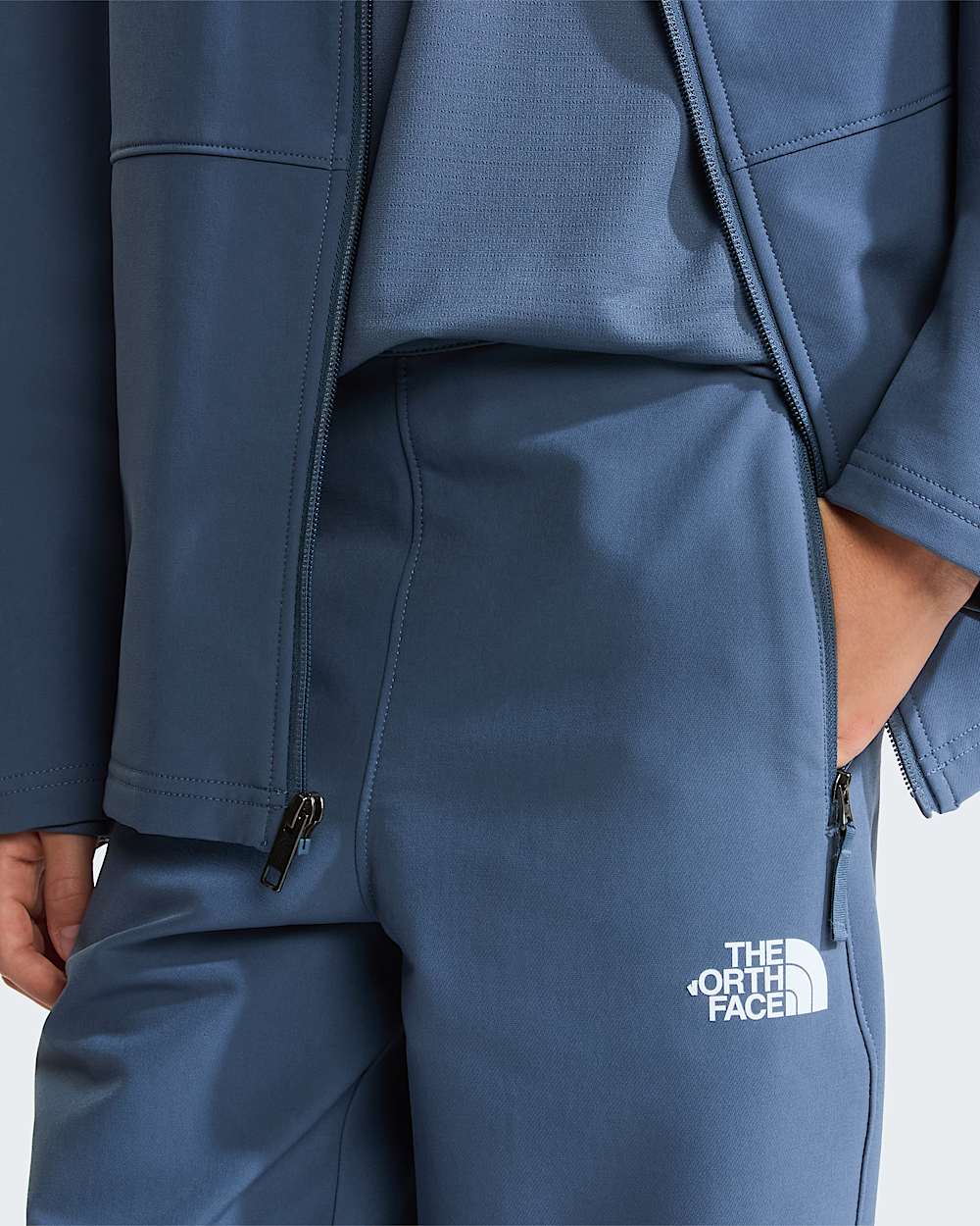 Perlino Softshell broek voor tieners TNF ALT4