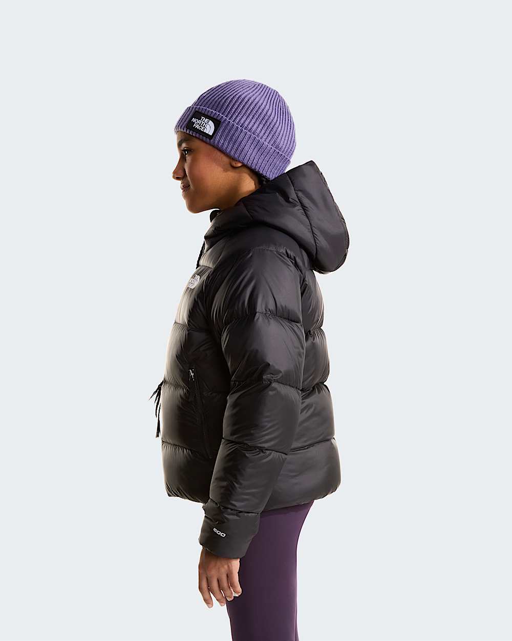 Giacca in piumino con cappuccio Hydrenalite da ragazza TNF ALT2