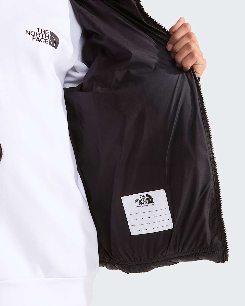 Giacca in piumino con cappuccio Hydrenalite da ragazza TNF ALT8