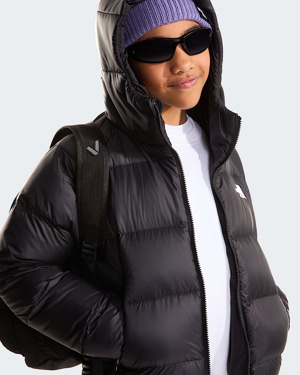 Giacca in piumino con cappuccio Hydrenalite da ragazza TNF ALT9