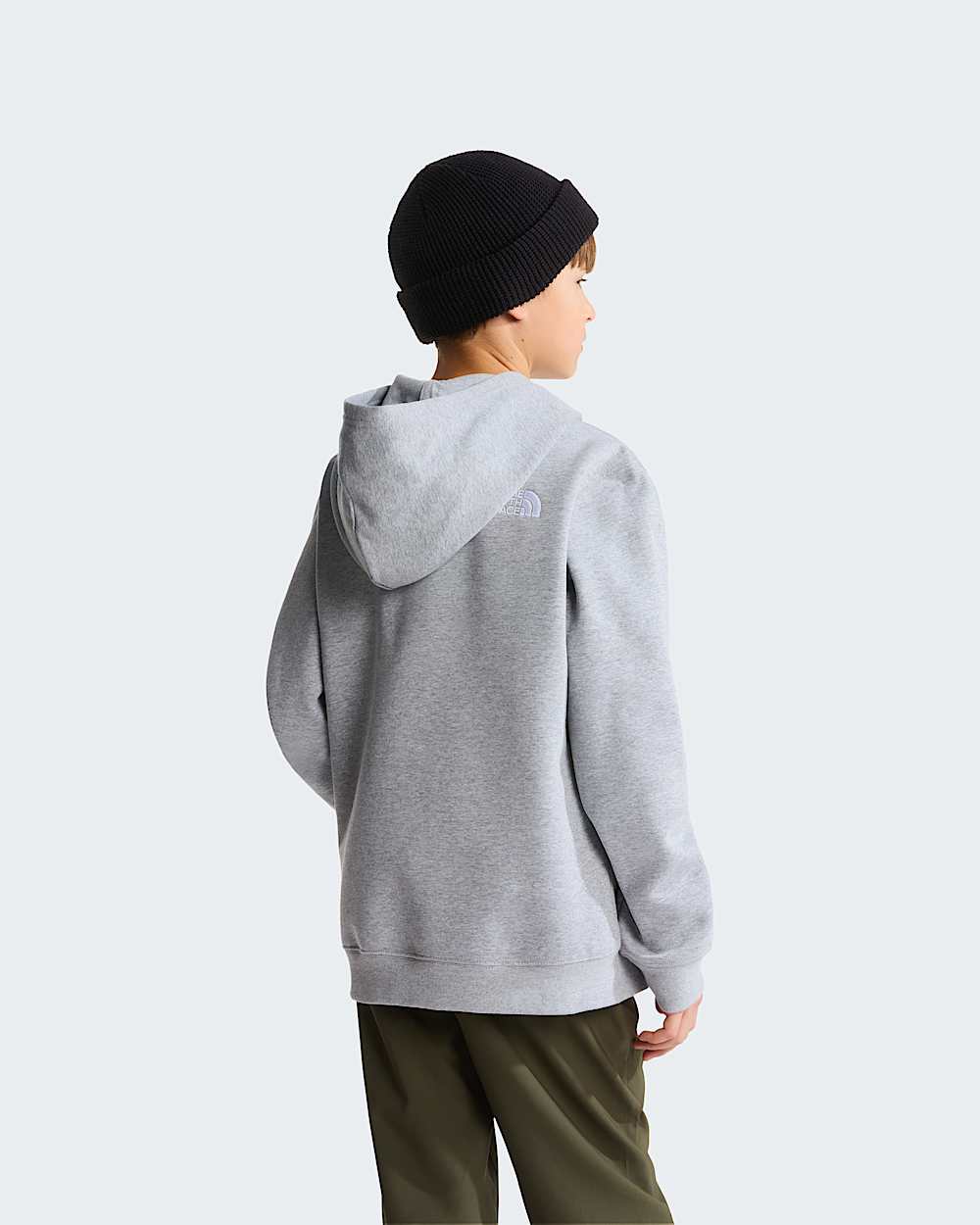 Teens TNF Essential Drew Peak Hoodie TNF ALT3