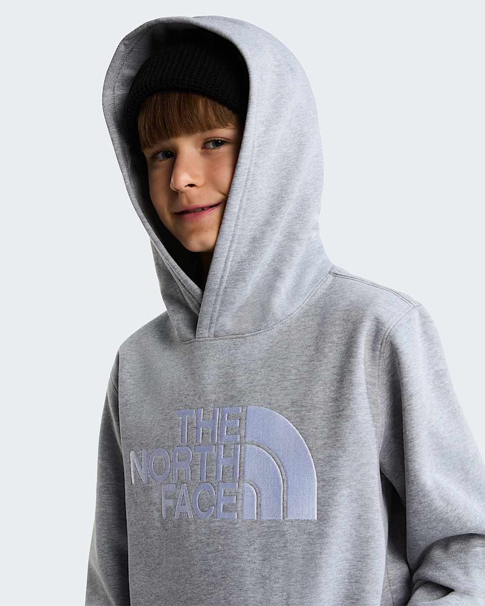 Teens TNF Essential Drew Peak Hoodie TNF ALT4