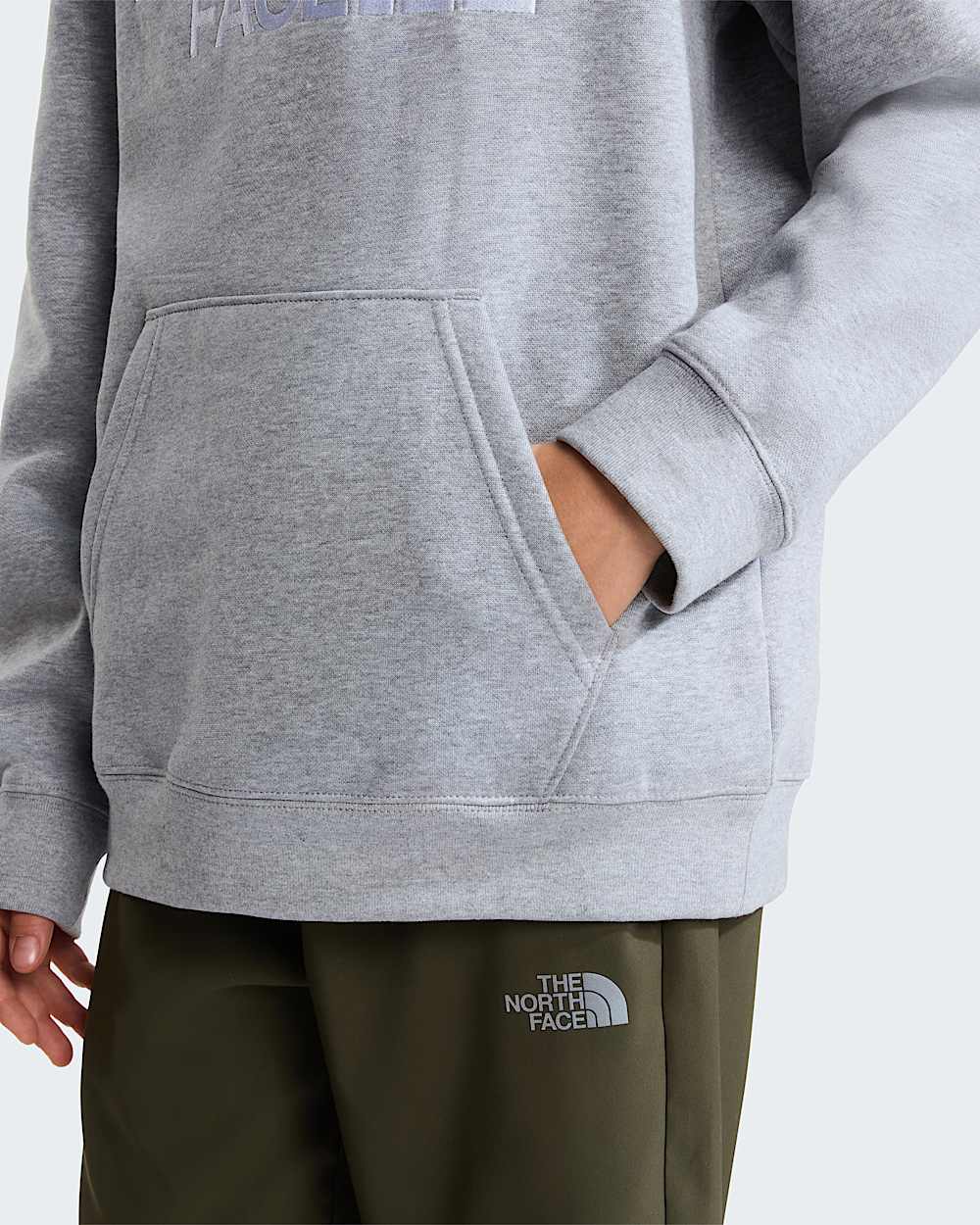 Teens TNF Essential Drew Peak Hoodie TNF ALT5