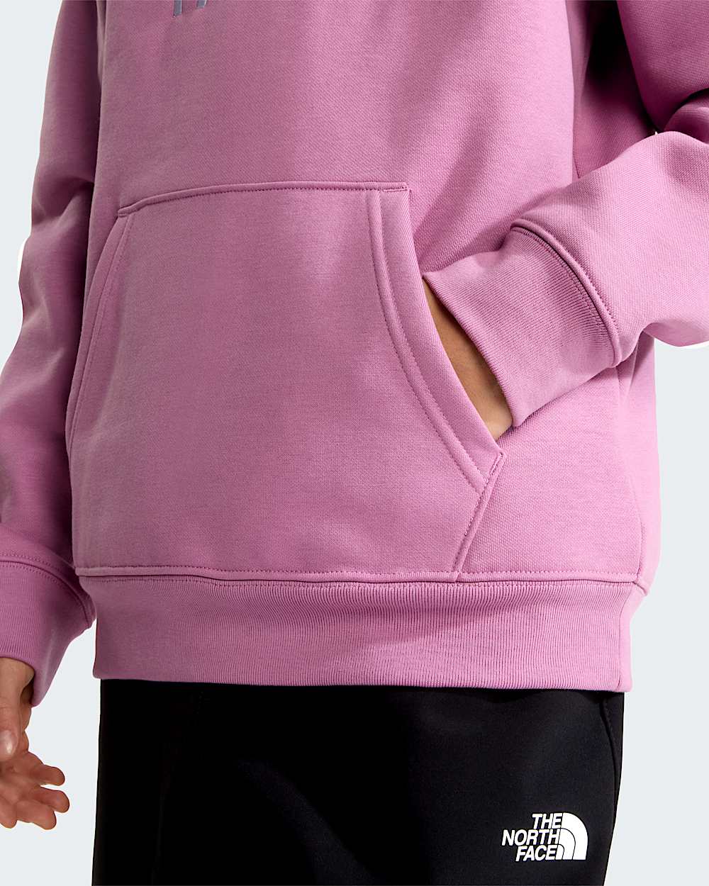 TNF Essential Drew Peak hoodie voor tieners TNF Hushed Lavender ALT17