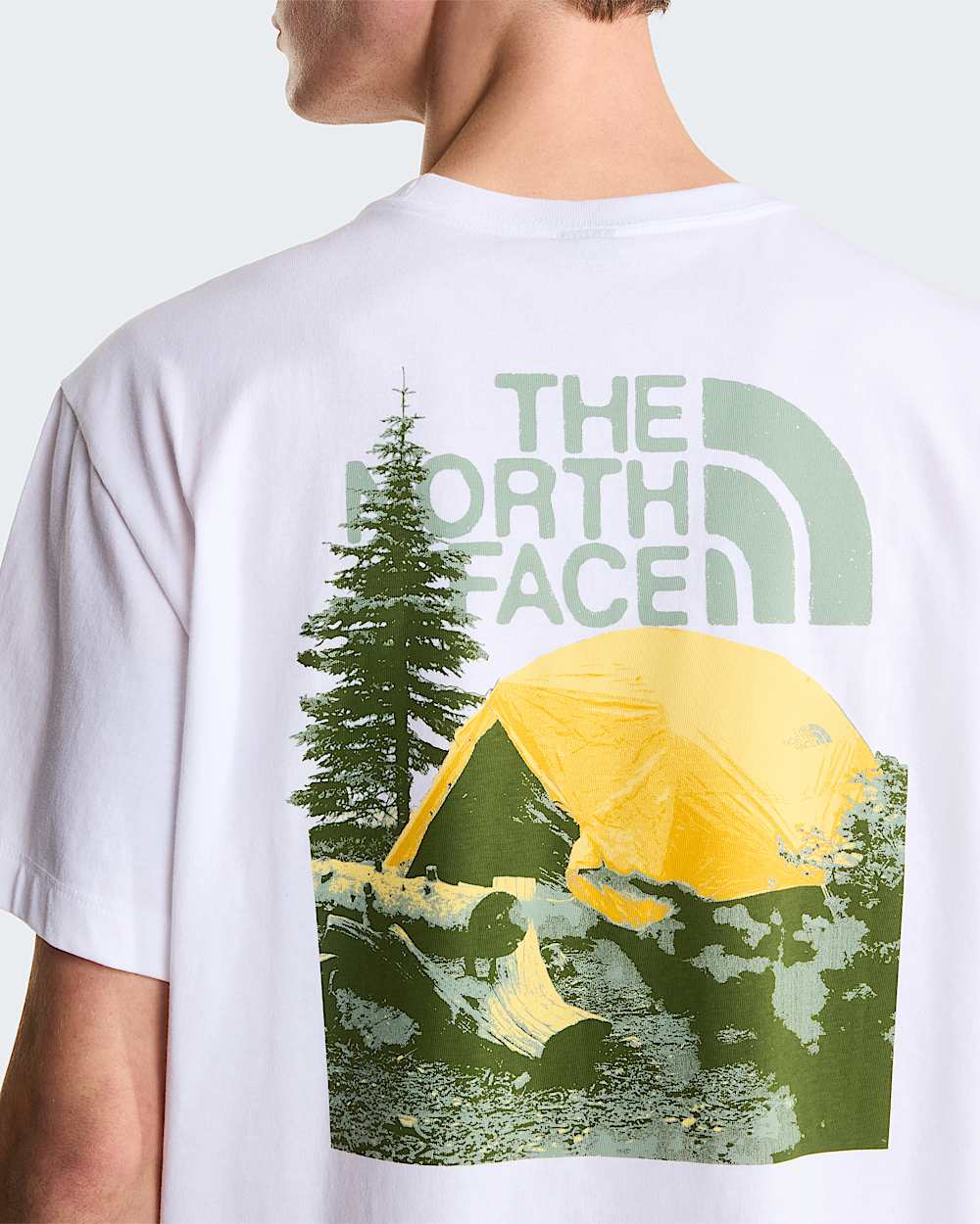 Tshirt Pitch A Tent Relaxed da uomo TNF ALT5