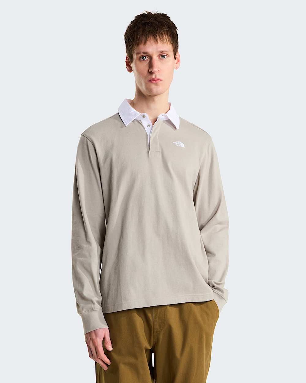 Vista Rugbyshirt met Lange Mouwen voor heren TNF HERO