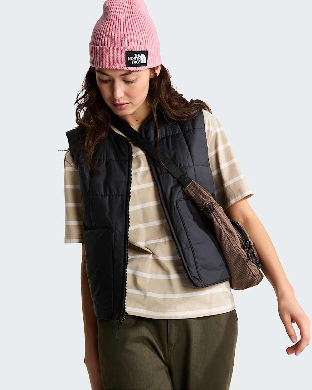 Womens Vista Stripe TShirt TNF ALT5