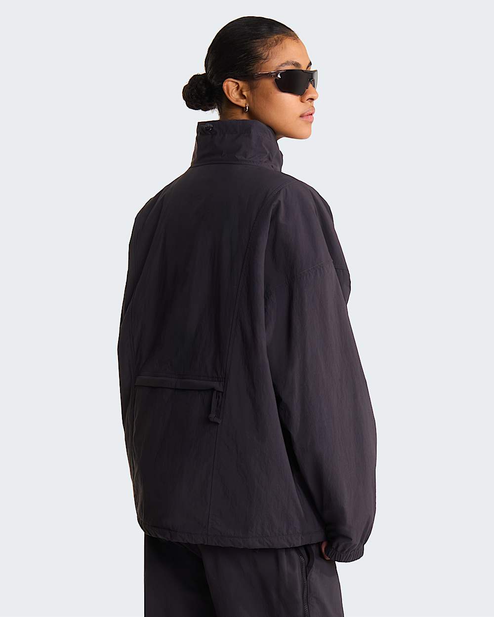 Giacca TNF Red Box in nylon foderata in pile unisex TNF ALT17