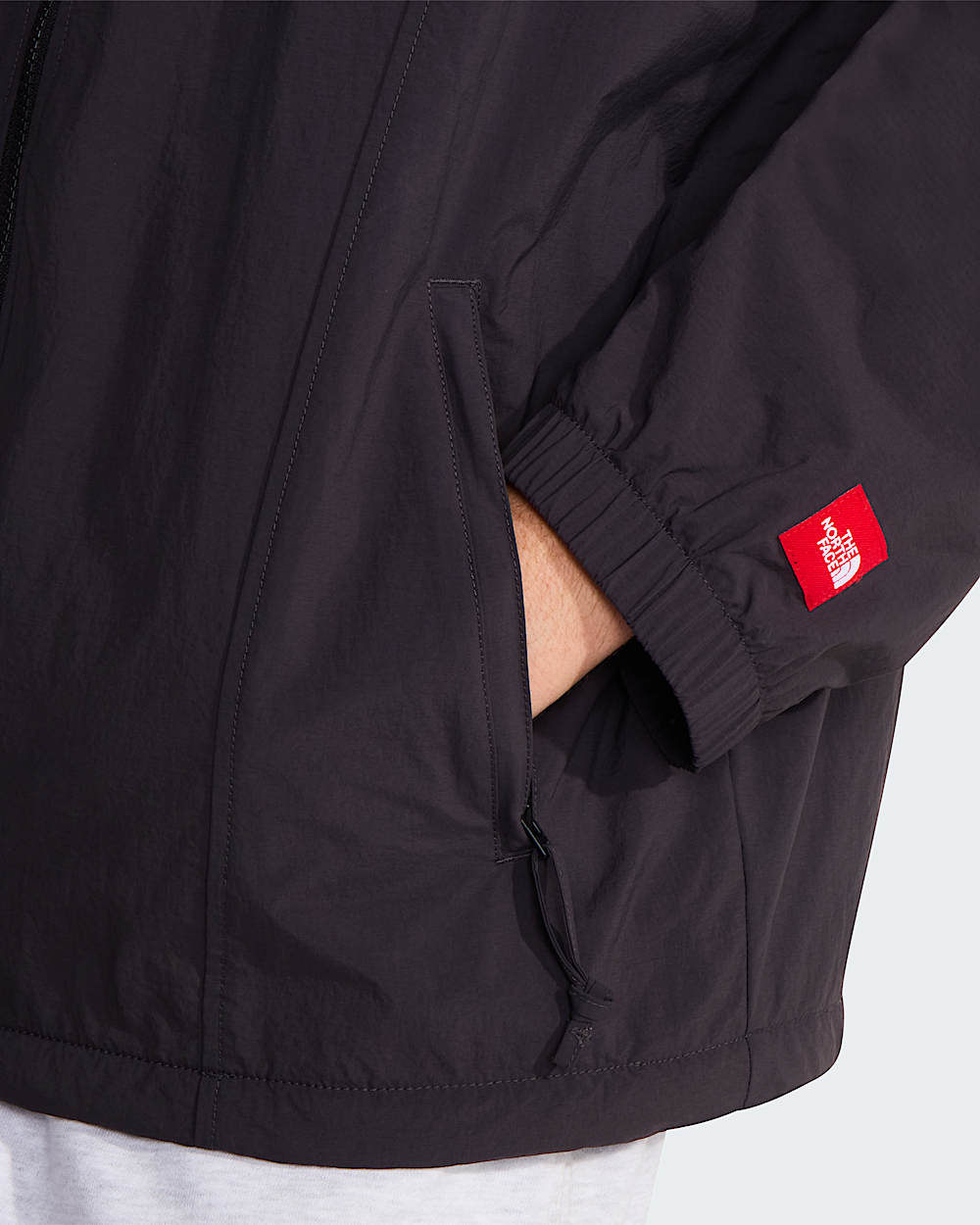 Giacca TNF Red Box in nylon foderata in pile unisex TNF ALT9