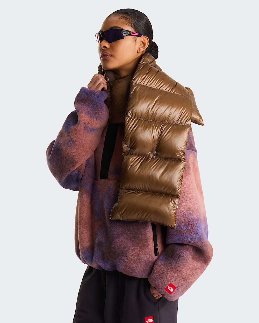 TNF Red Box Down Scarf TNF alt5