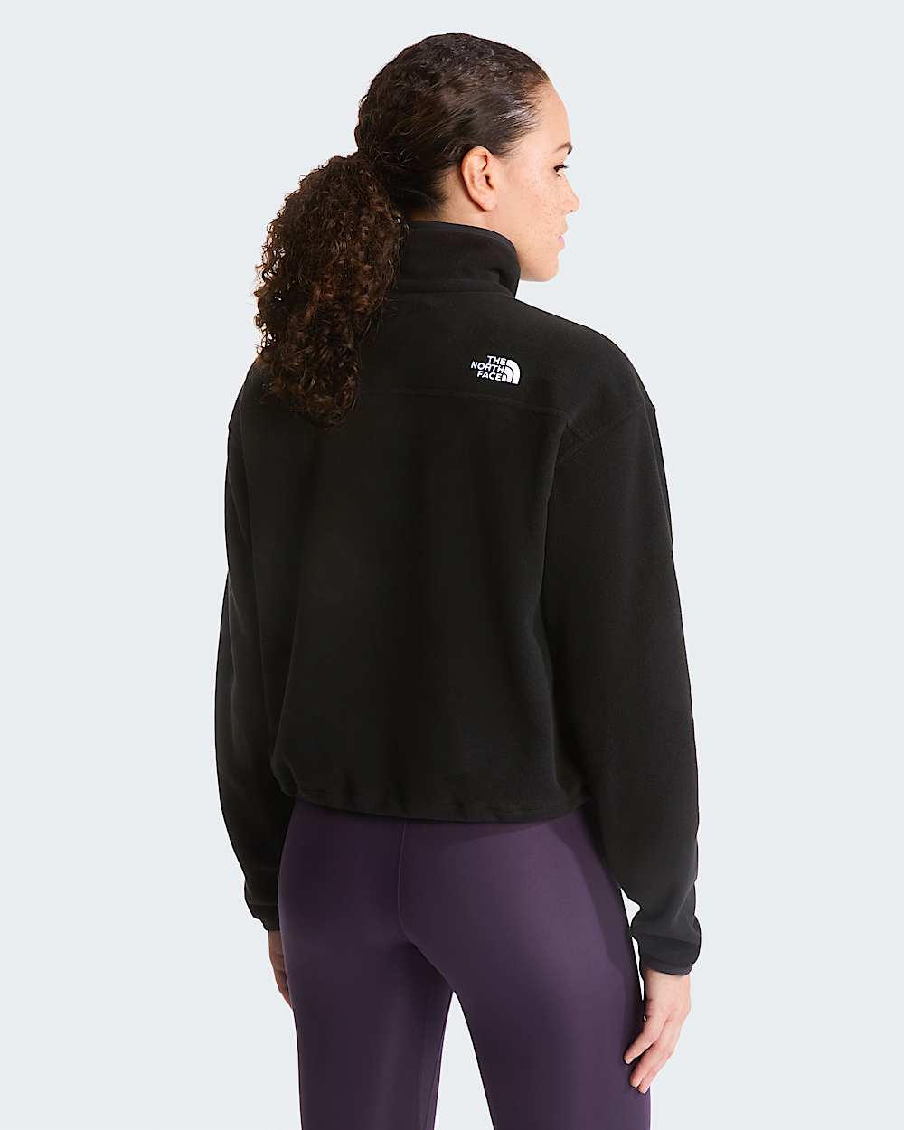 Glacier Novelty Logo 14 Zip Fleece W TNF ALT3
