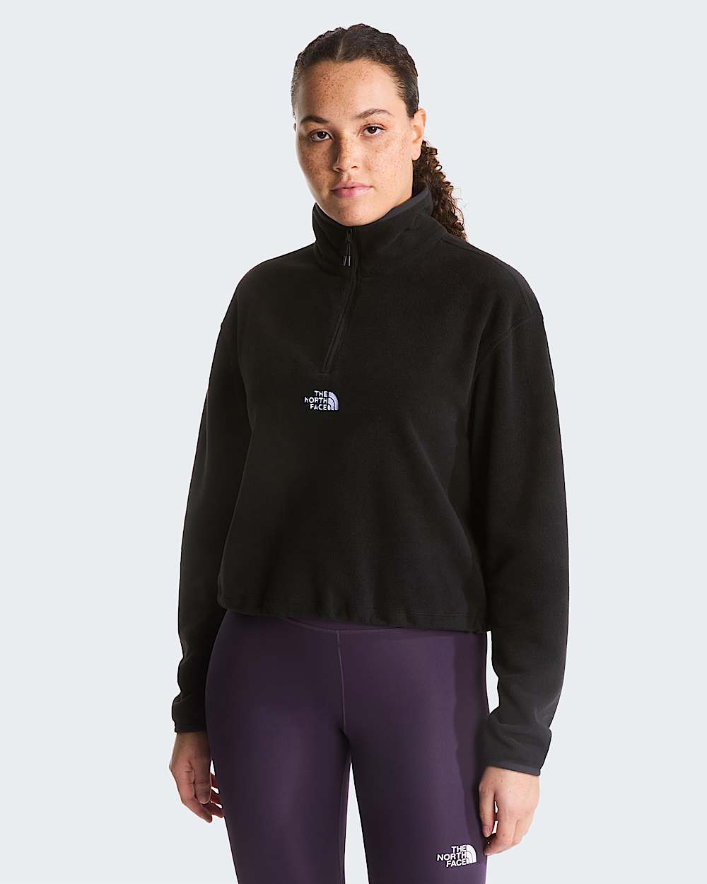 Glacier Novelty Logo 14 Zip Fleece W TNF HERO